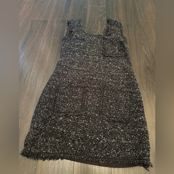 Bailey 44 Divorce Italian Mini Tweed Shift Dress - Picture 3 of 6